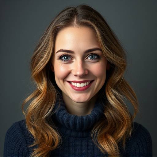 Portretfoto van Elara van der Meer, oprichter en creatief directeur van SpectraVision Studios